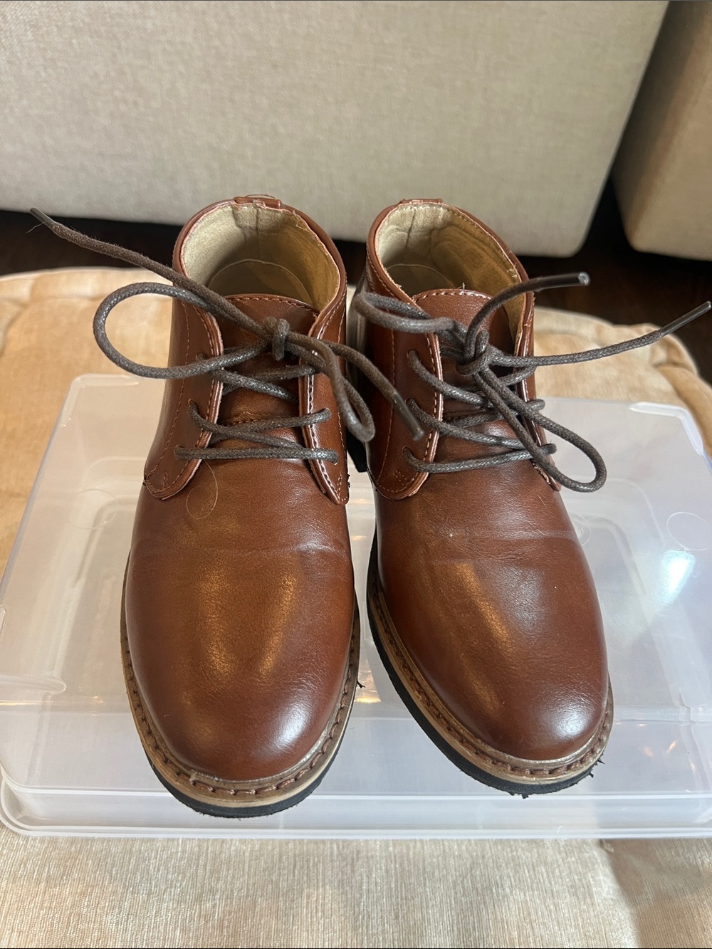 Deer Stags Brown Men's Chukka Lace-Up Boots